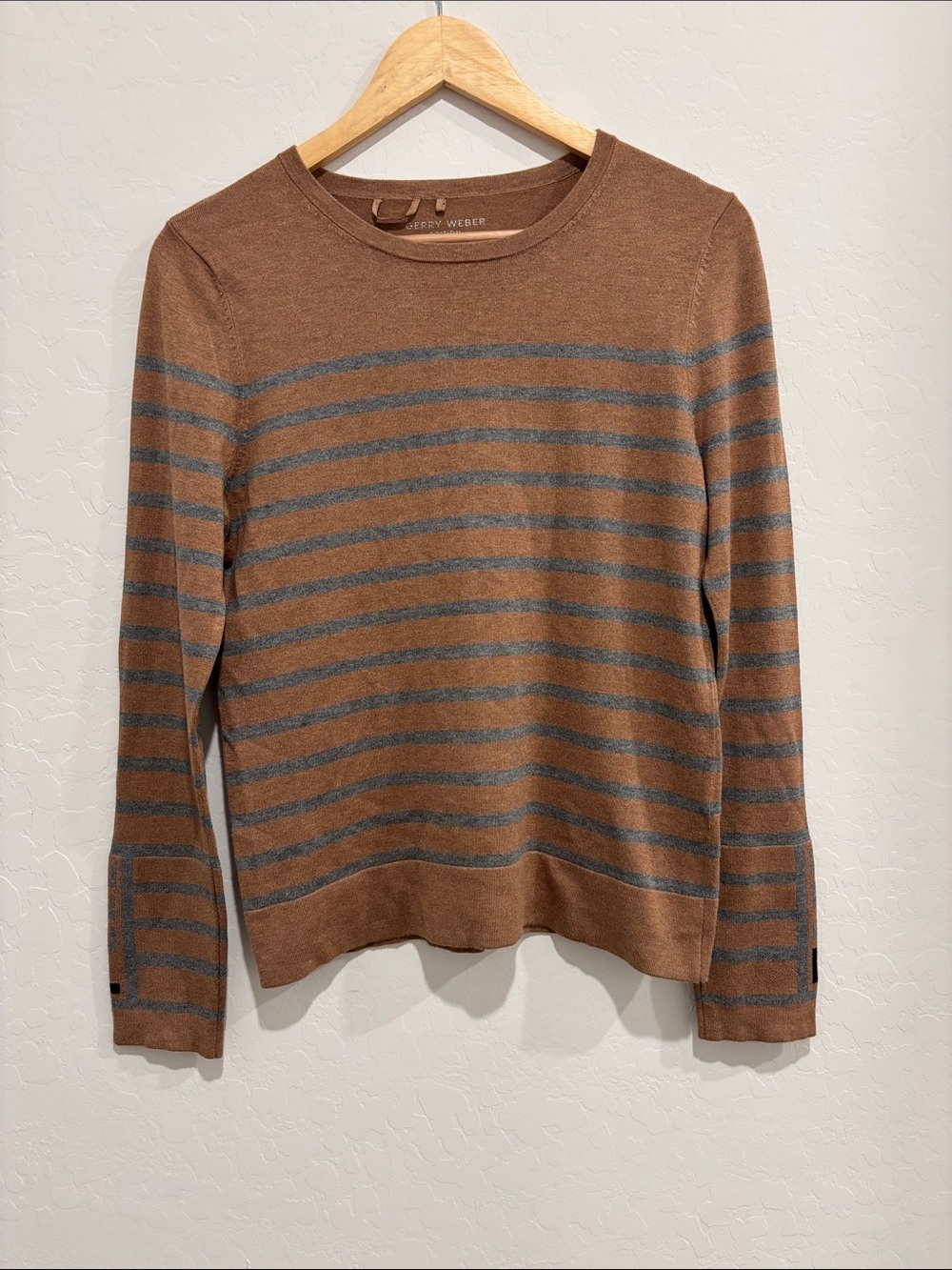 Gerry Weber Edition Camel-Brown Knit Top Feel Free